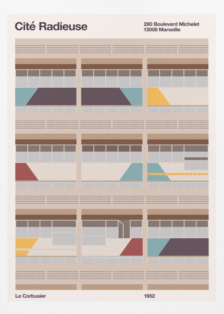Cite Radieuse - Poster / Art Print