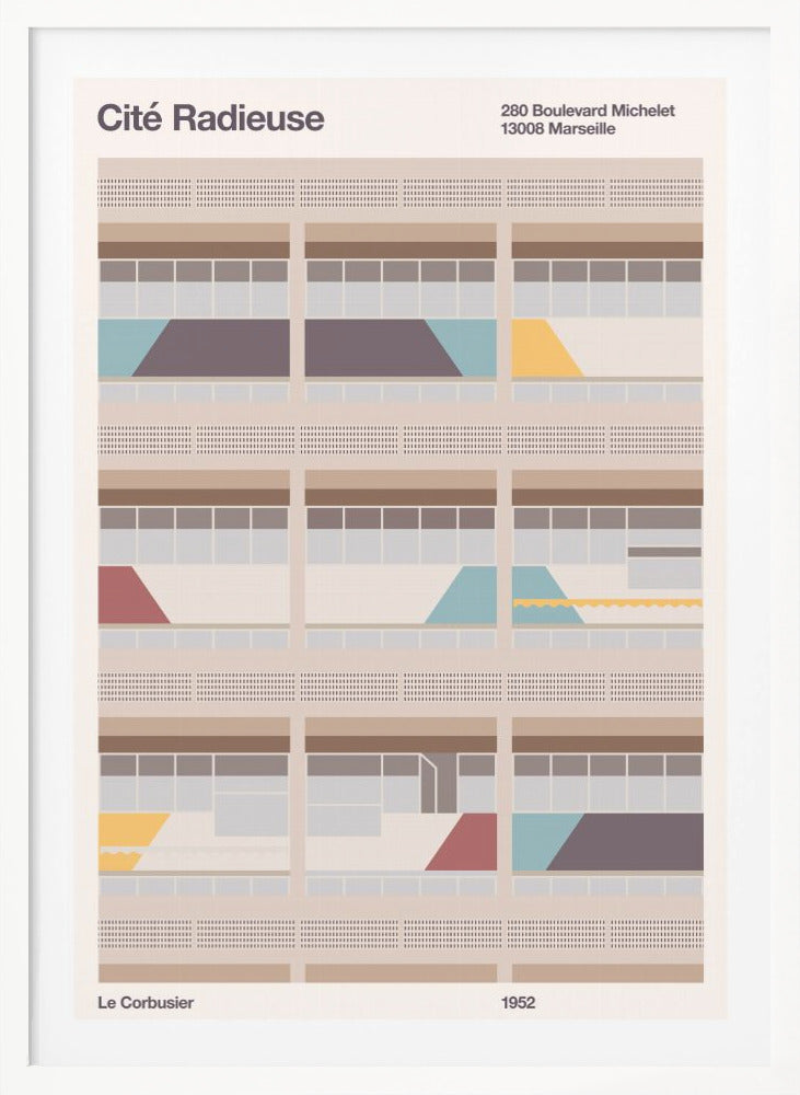 Cite Radieuse - Poster / Art Print