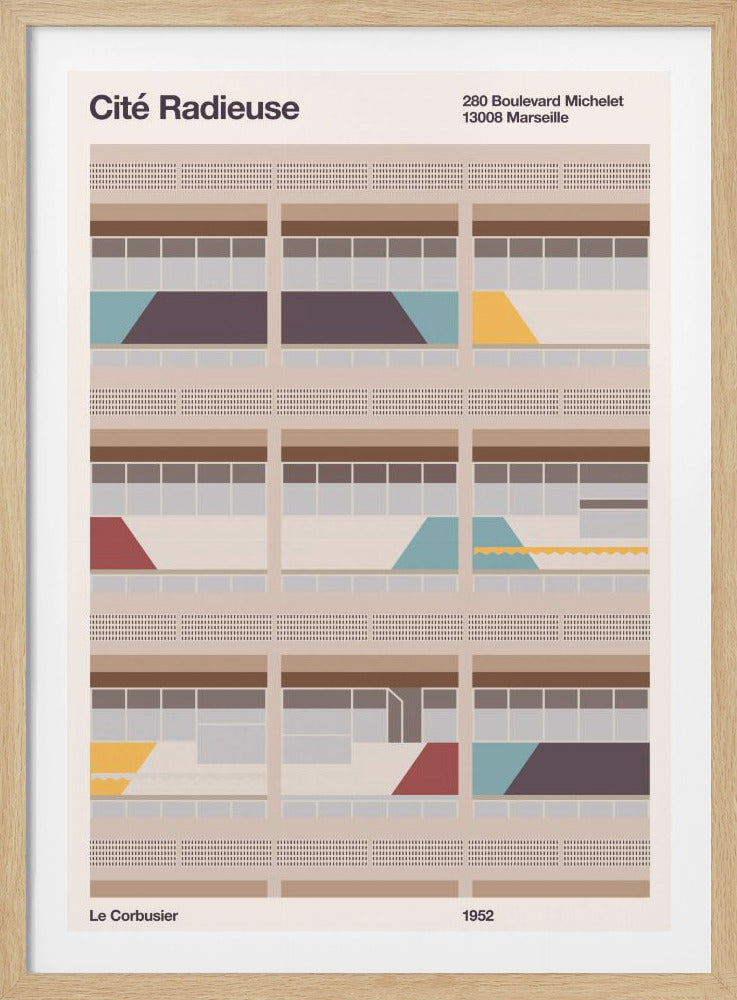 Cite Radieuse - Poster / Art Print