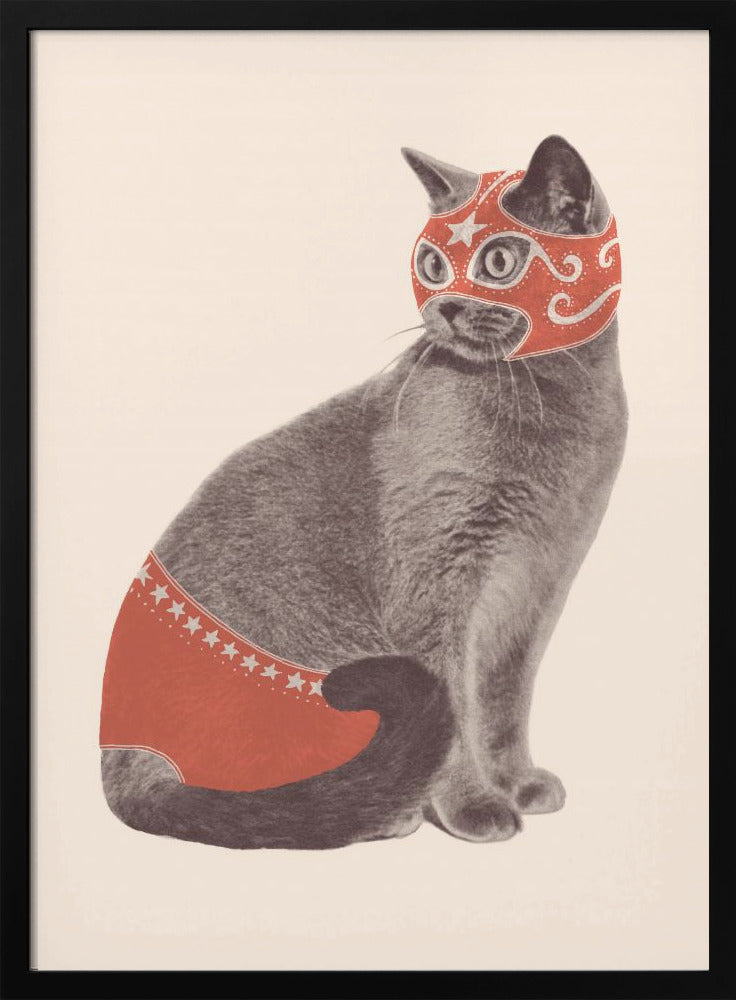 Chat Catcheur - Poster / Art Print