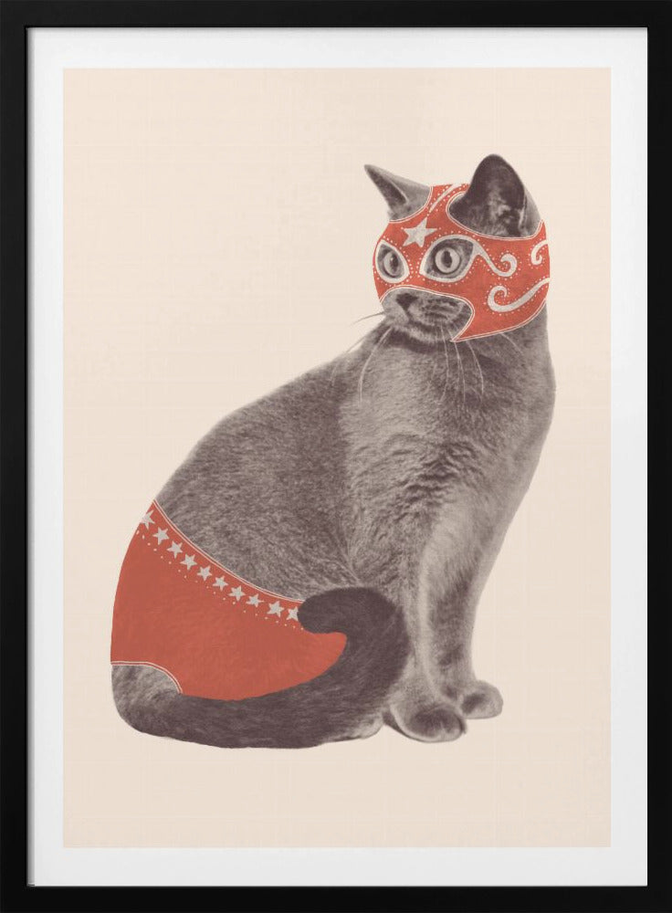 Chat Catcheur - Poster / Art Print