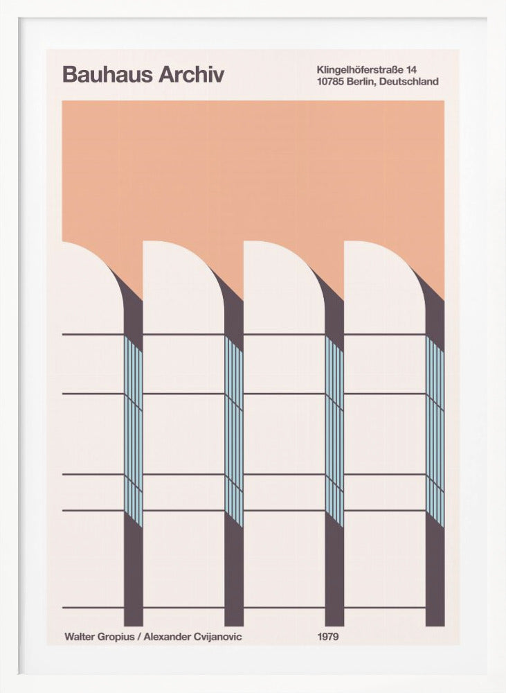 Bauhaus Archive - Poster / Art Print