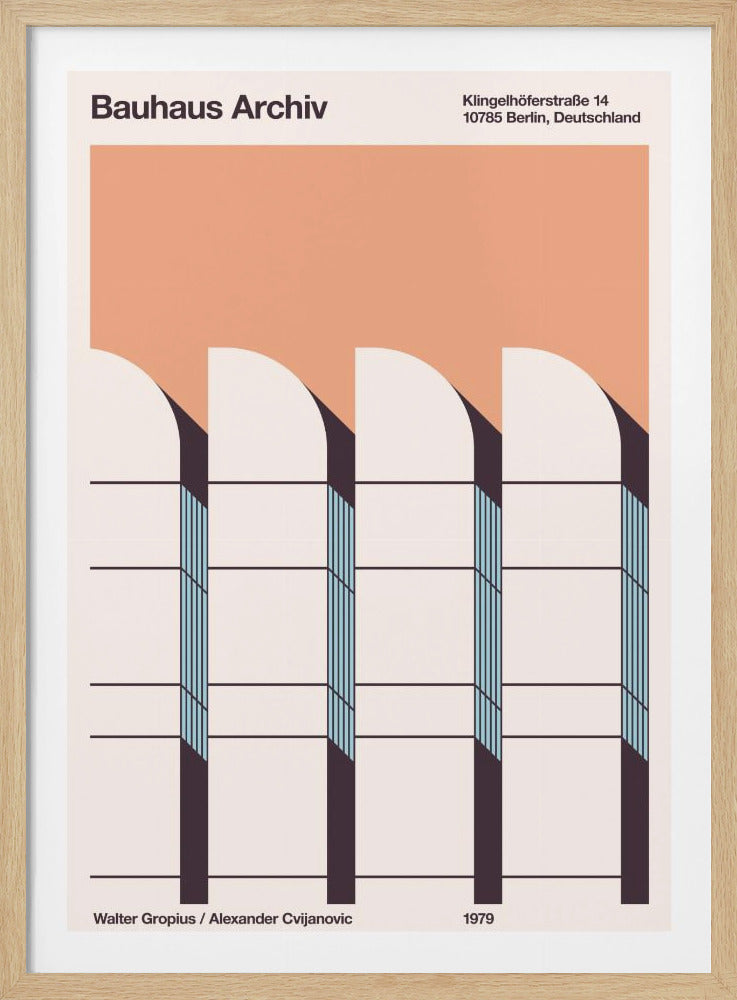 Bauhaus Archive - Poster / Art Print