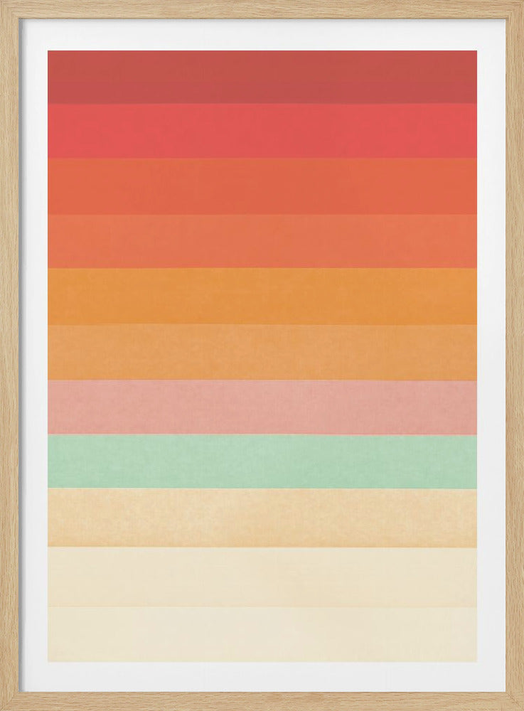 Rainbow Chevrons - Poster / Art Print