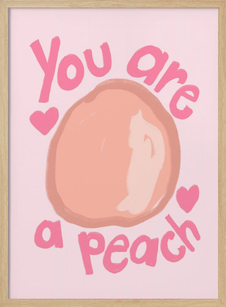 Peach - Poster / Art Print