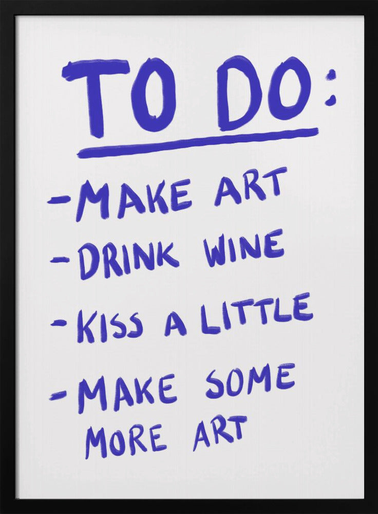 To Do - Poster / Art Print