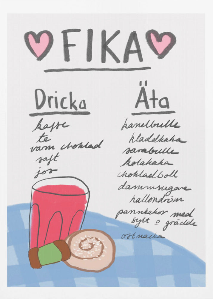 Fika - Poster / Art Print