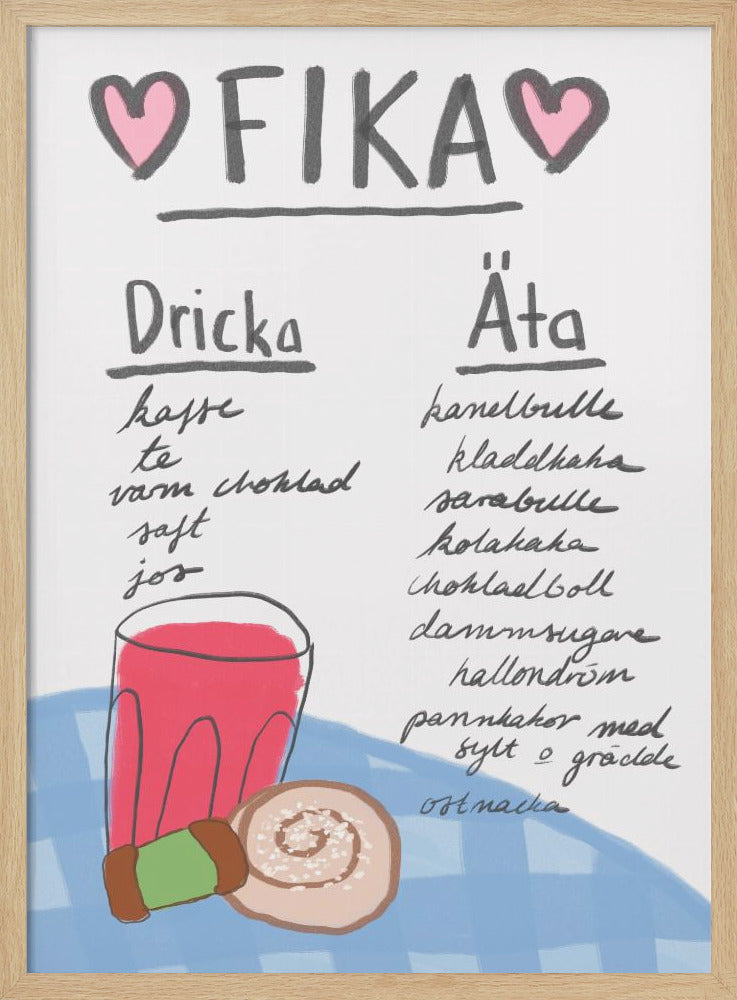 Fika - Poster / Art Print