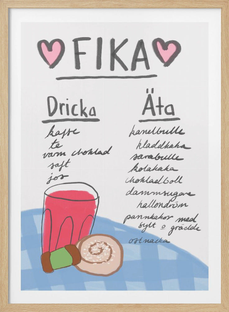 Fika - Poster / Art Print