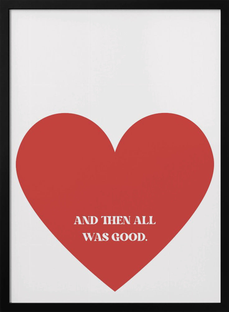 All Good - Poster / Art Print