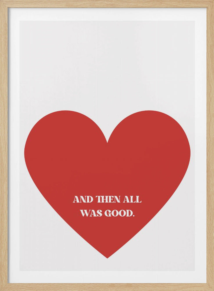 All Good - Poster / Art Print