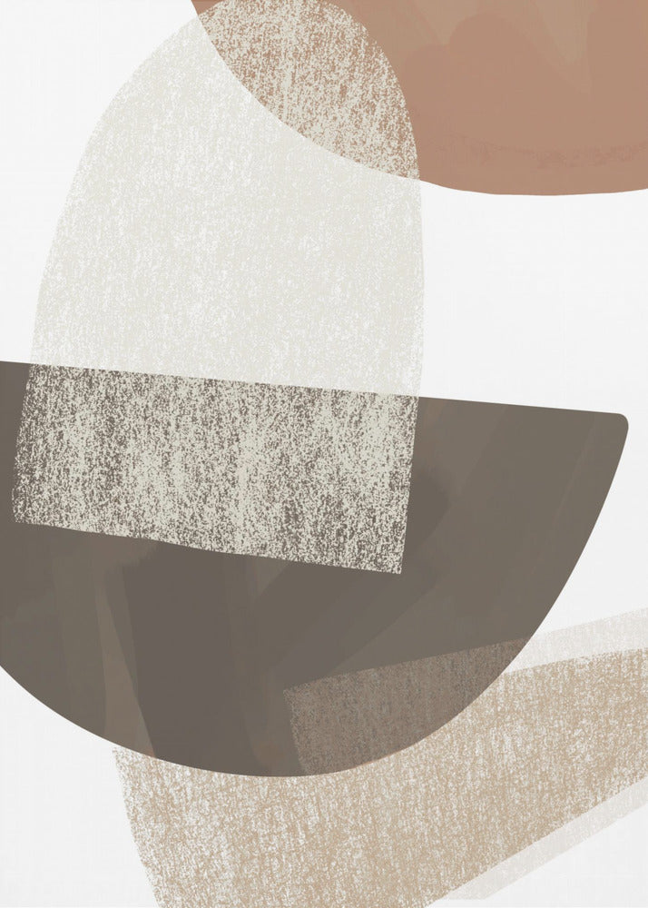 Earth Tone Geometric Art - Poster / Art Print