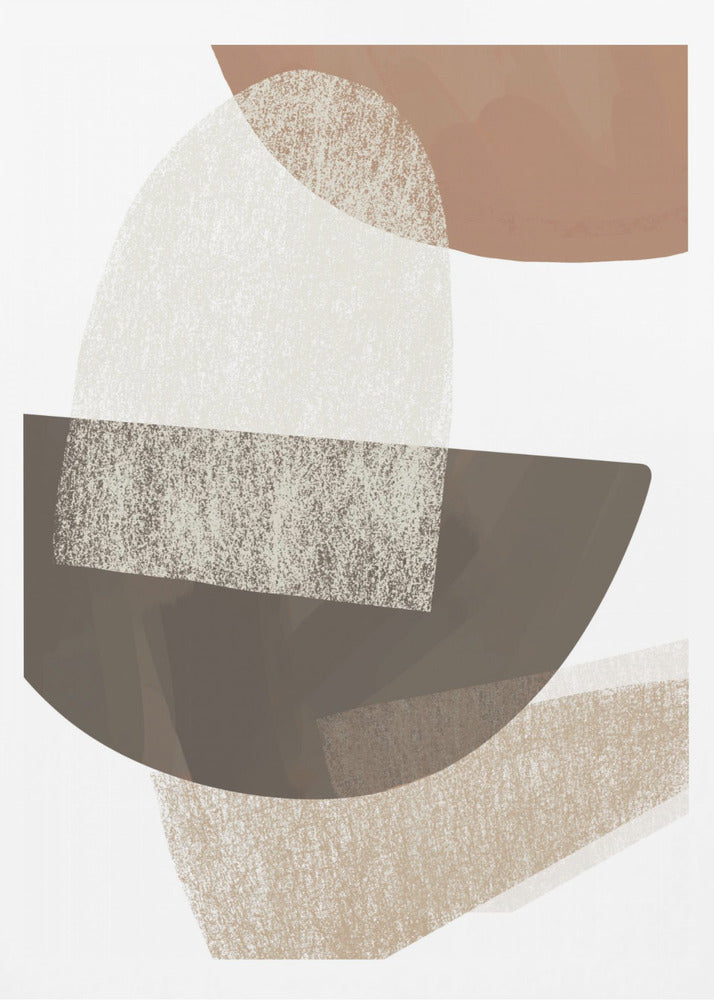 Earth Tone Geometric Art - Poster / Art Print