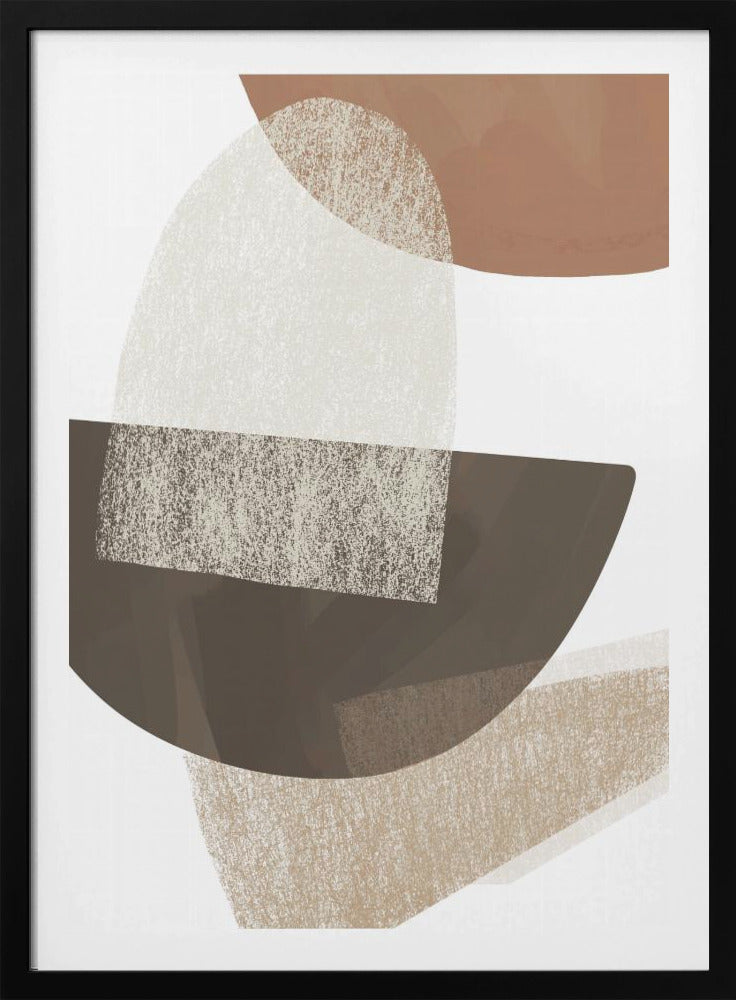 Earth Tone Geometric Art - Poster / Art Print