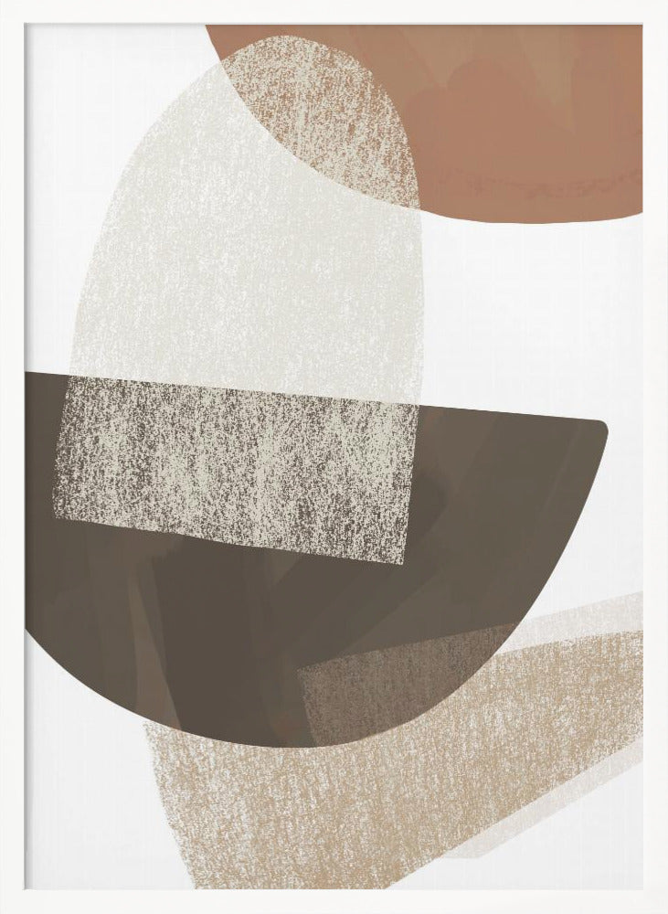 Earth Tone Geometric Art - Poster / Art Print