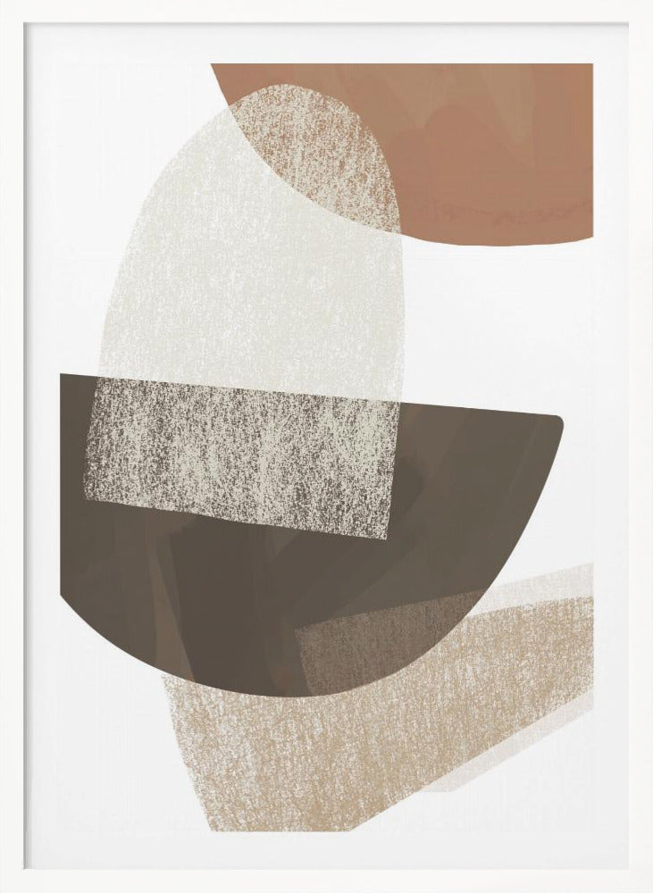 Earth Tone Geometric Art - Poster / Art Print