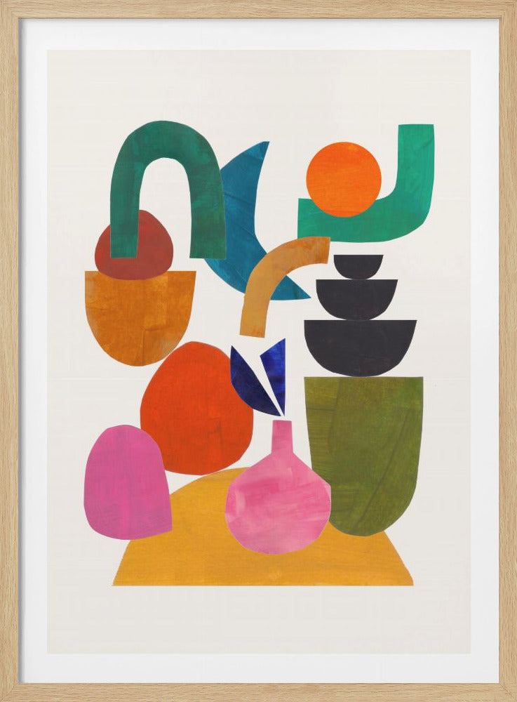 Happily Stacked - Poster / Art Print