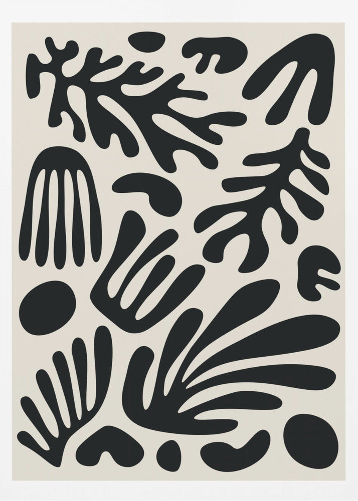 Henri Matisse Black Algae Collection #3 - Poster / Art Print