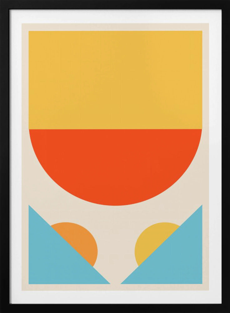 Bright Minimal Shapes Series #1 - Poster / Art Print