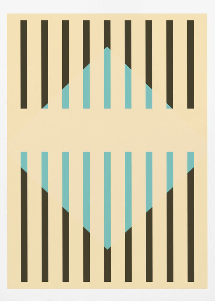 Faded Geometric #3 - Poster / Art Print