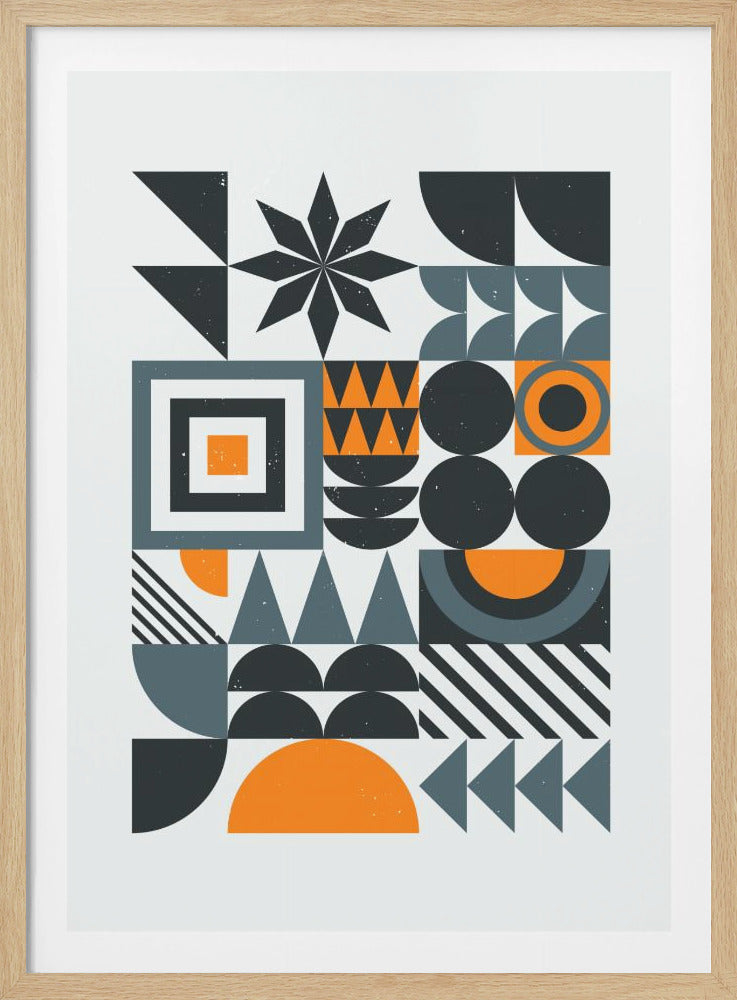Vibrant Bauhaus Collection #4 - Poster / Art Print