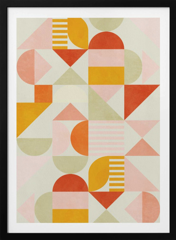 Bauhaus Fun Pastel - Poster / Art Print
