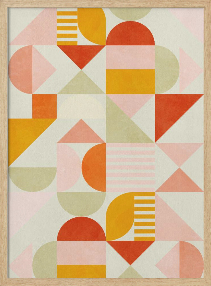 Bauhaus Fun Pastel - Poster / Art Print