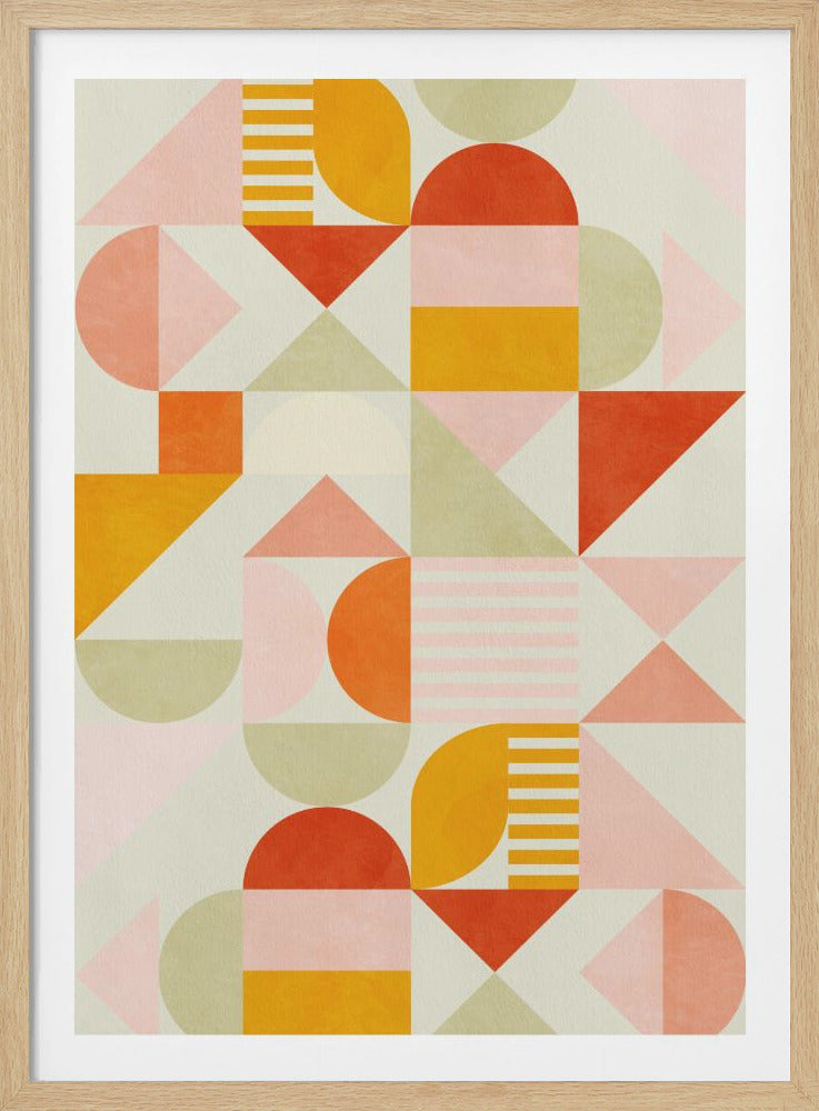 Bauhaus Fun Pastel - Poster / Art Print