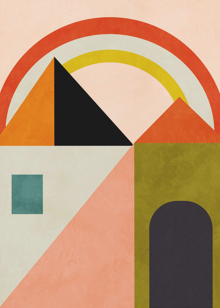 Playing Around Shapes - Poster / Art Print