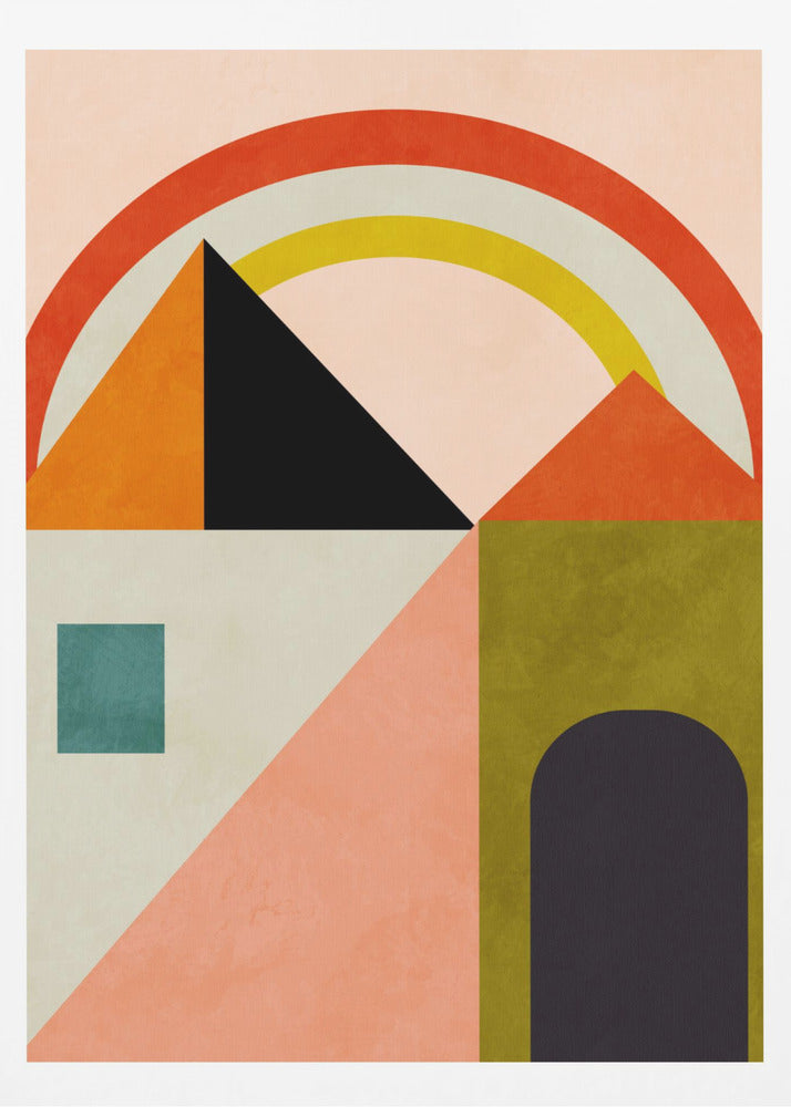 Playing Around Shapes - Poster / Art Print