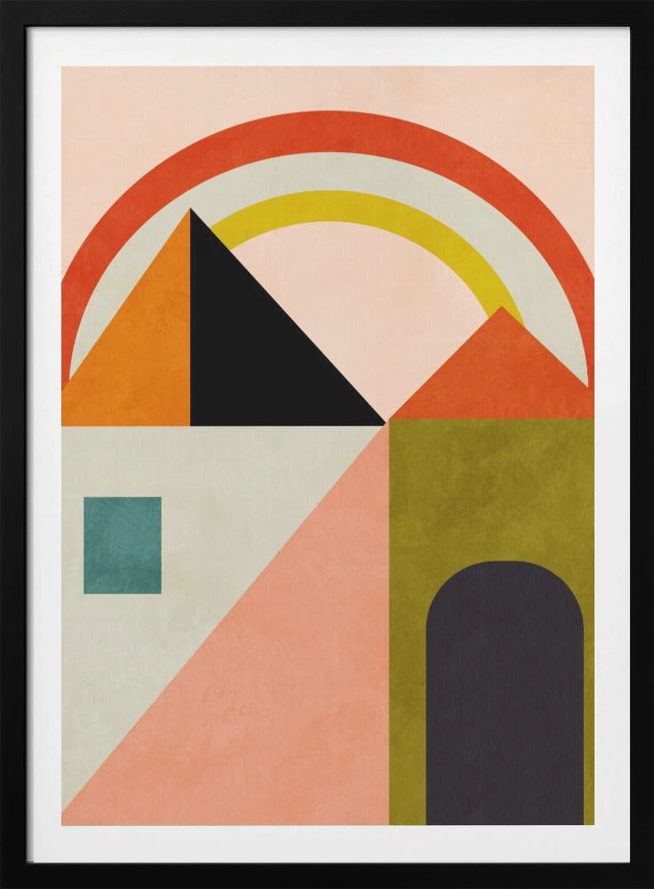 Playing Around Shapes - Poster / Art Print