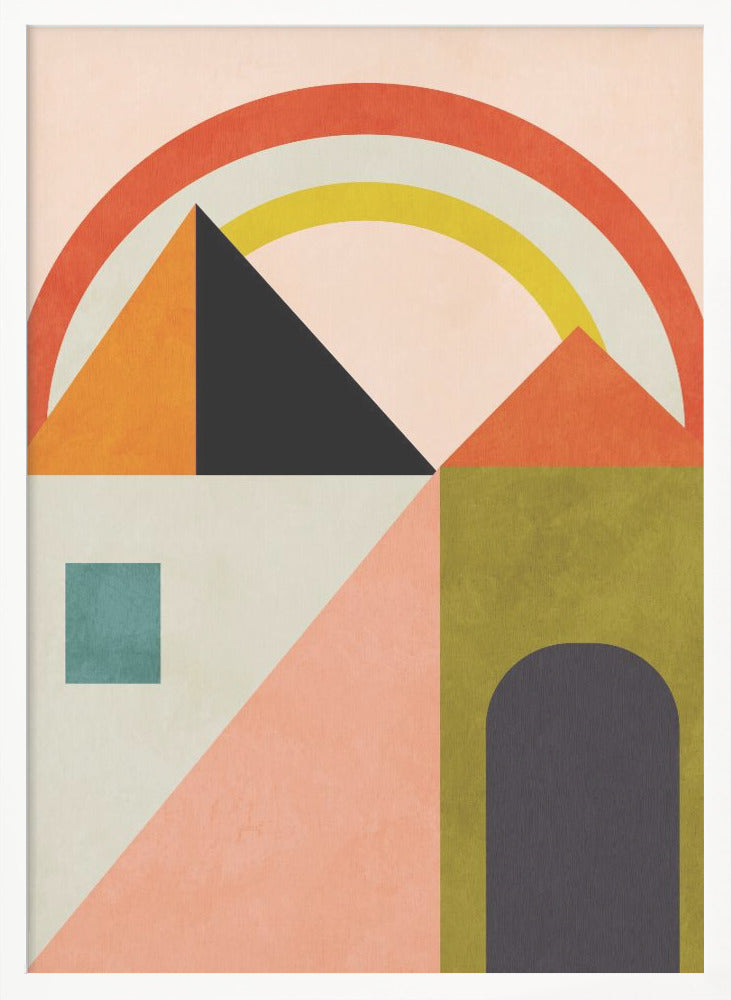 Playing Around Shapes - Poster / Art Print