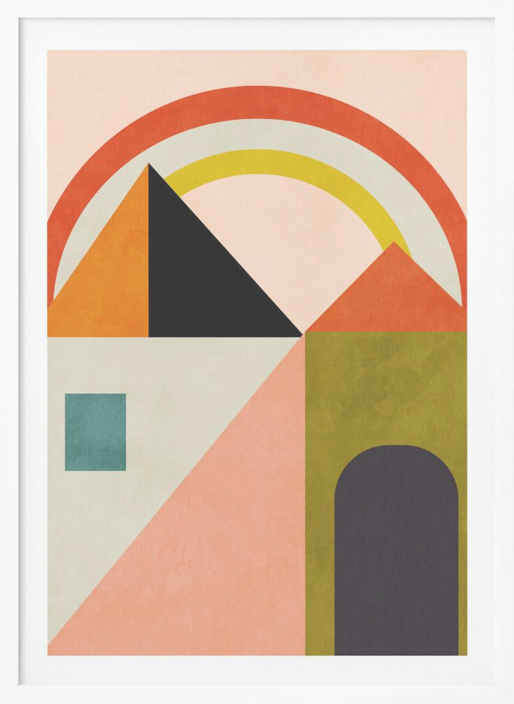 Playing Around Shapes - Poster / Art Print