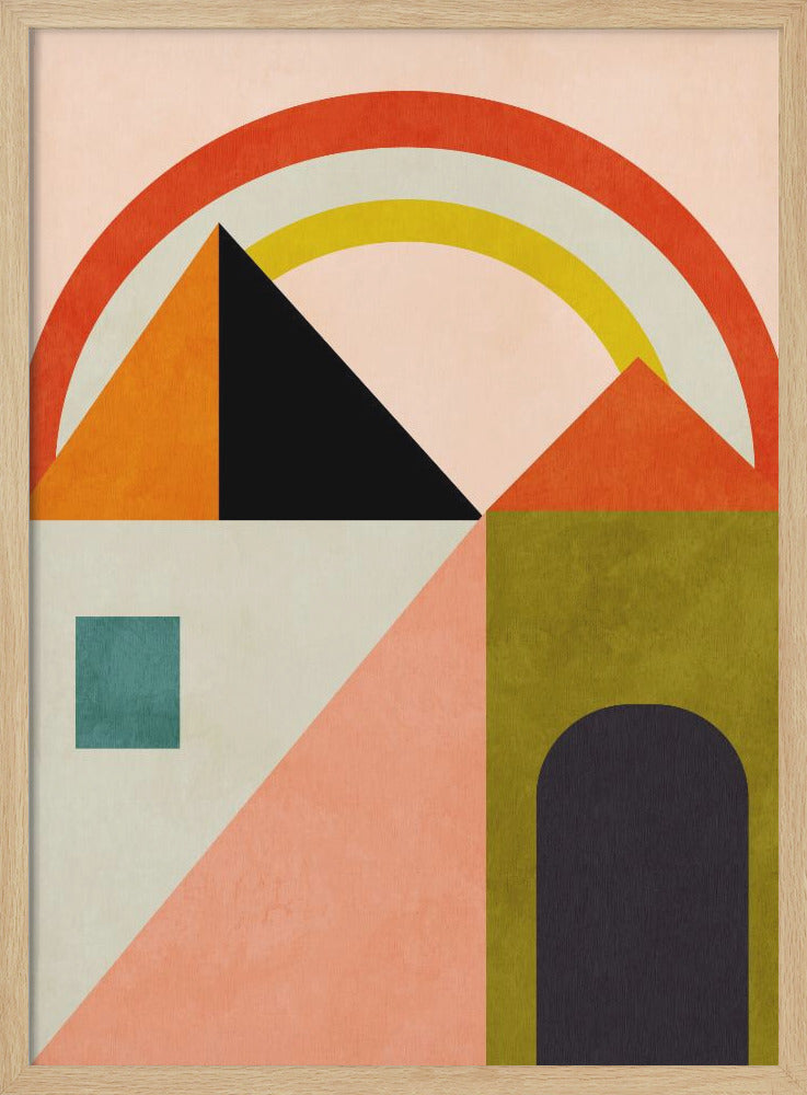 Playing Around Shapes - Poster / Art Print