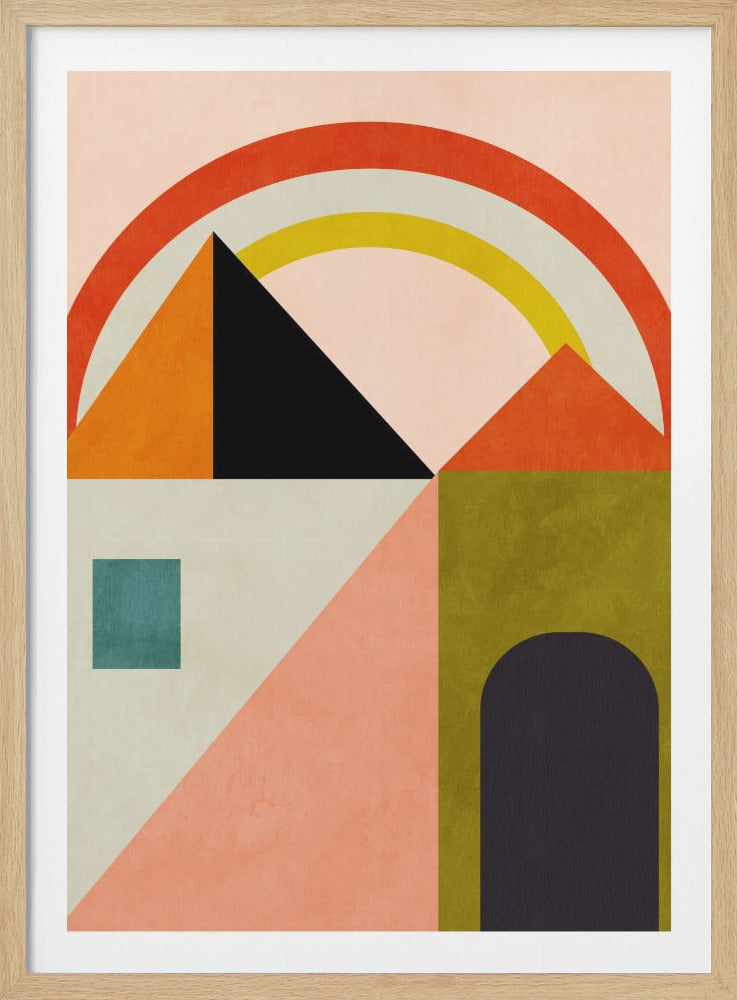 Playing Around Shapes - Poster / Art Print