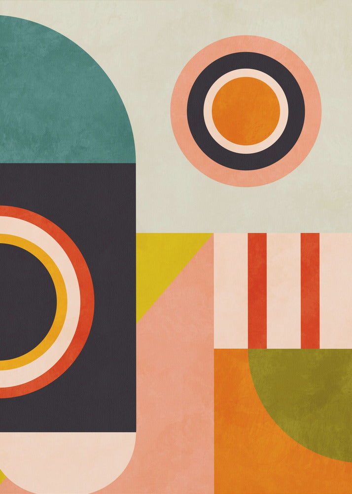 Playing Around Shapes 2 - Poster / Art Print