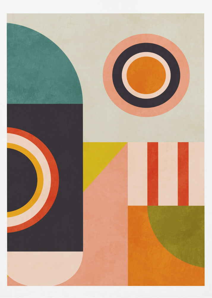 Playing Around Shapes 2 - Poster / Art Print