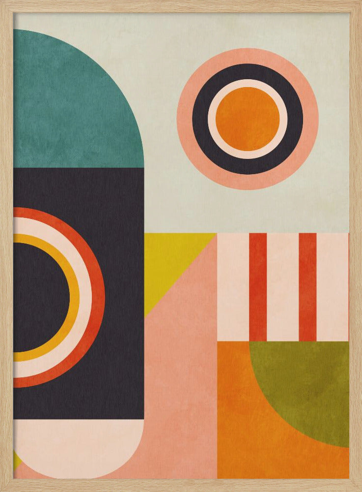 Playing Around Shapes 2 - Poster / Art Print