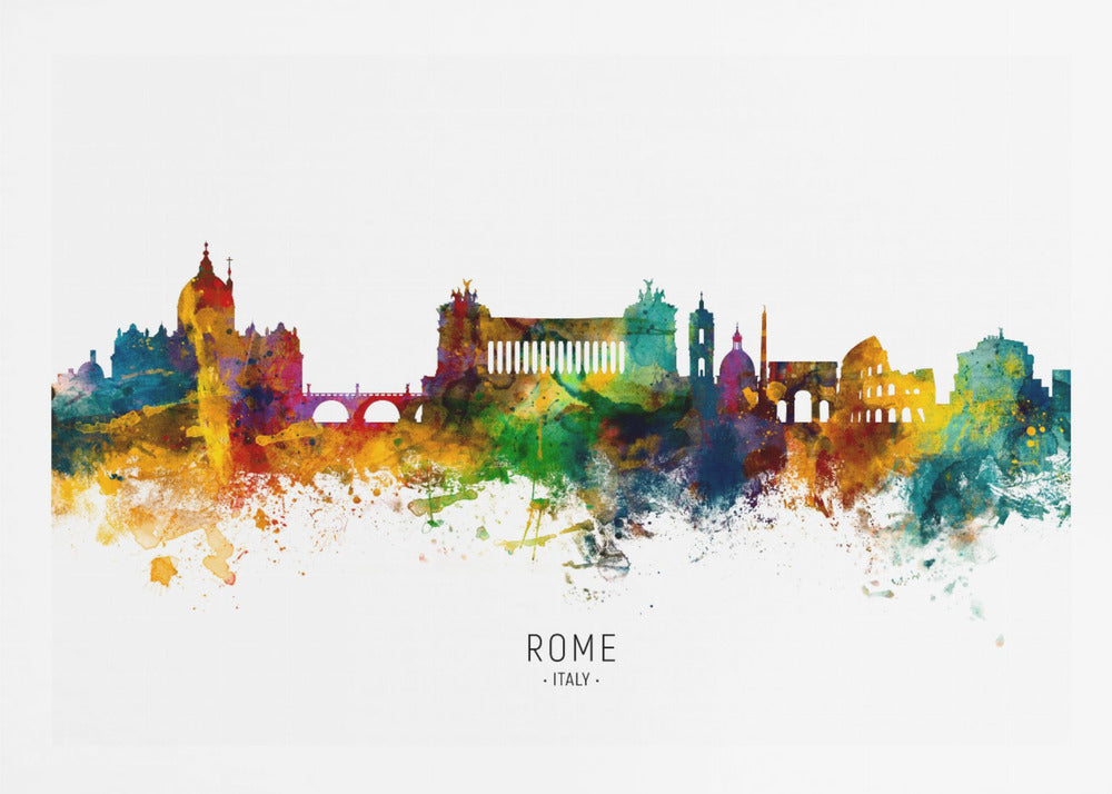 Rome Italy Skyline - Poster / Art Print