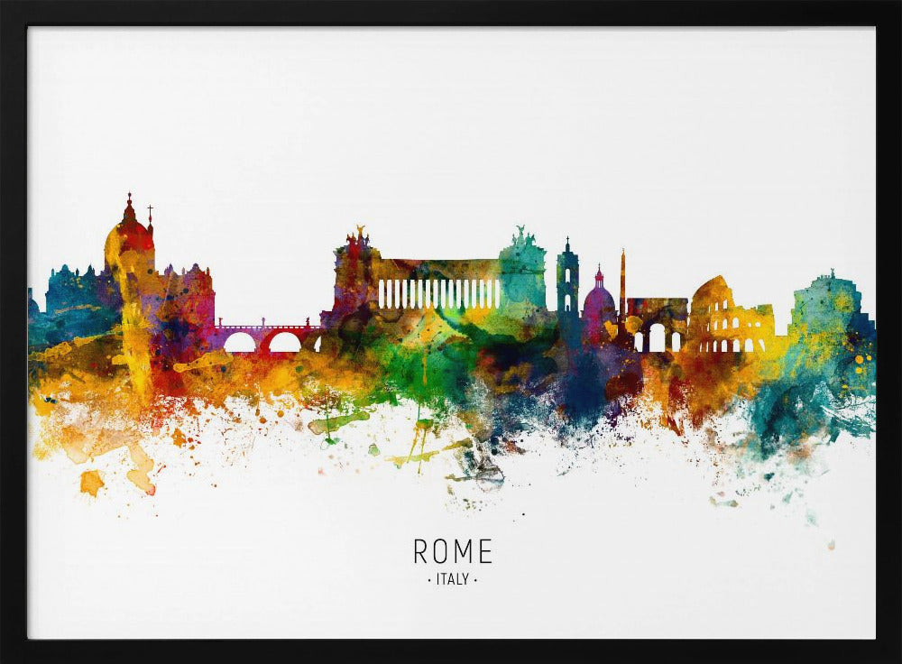 Rome Italy Skyline - Poster / Art Print