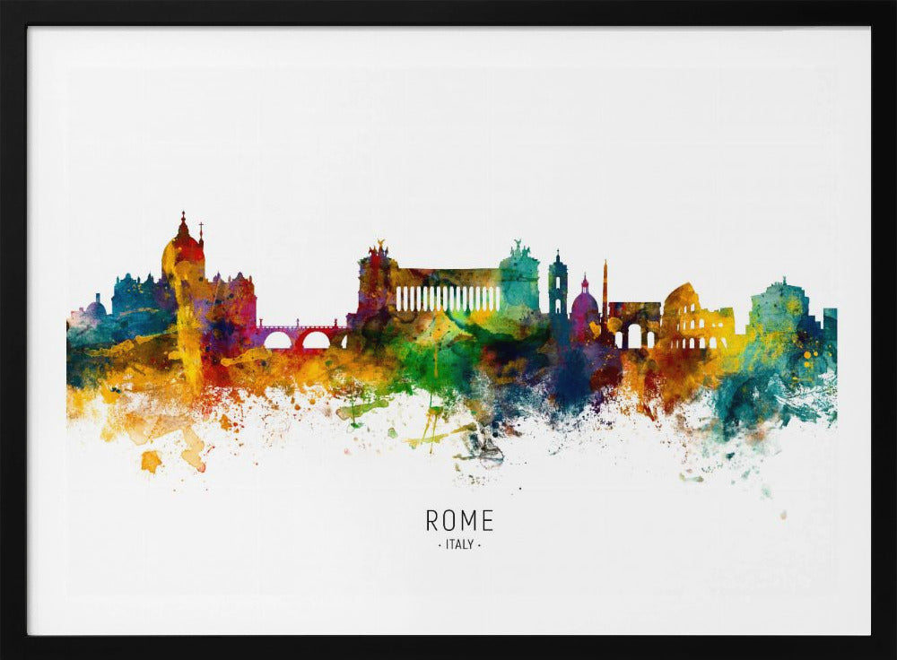 Rome Italy Skyline - Poster / Art Print