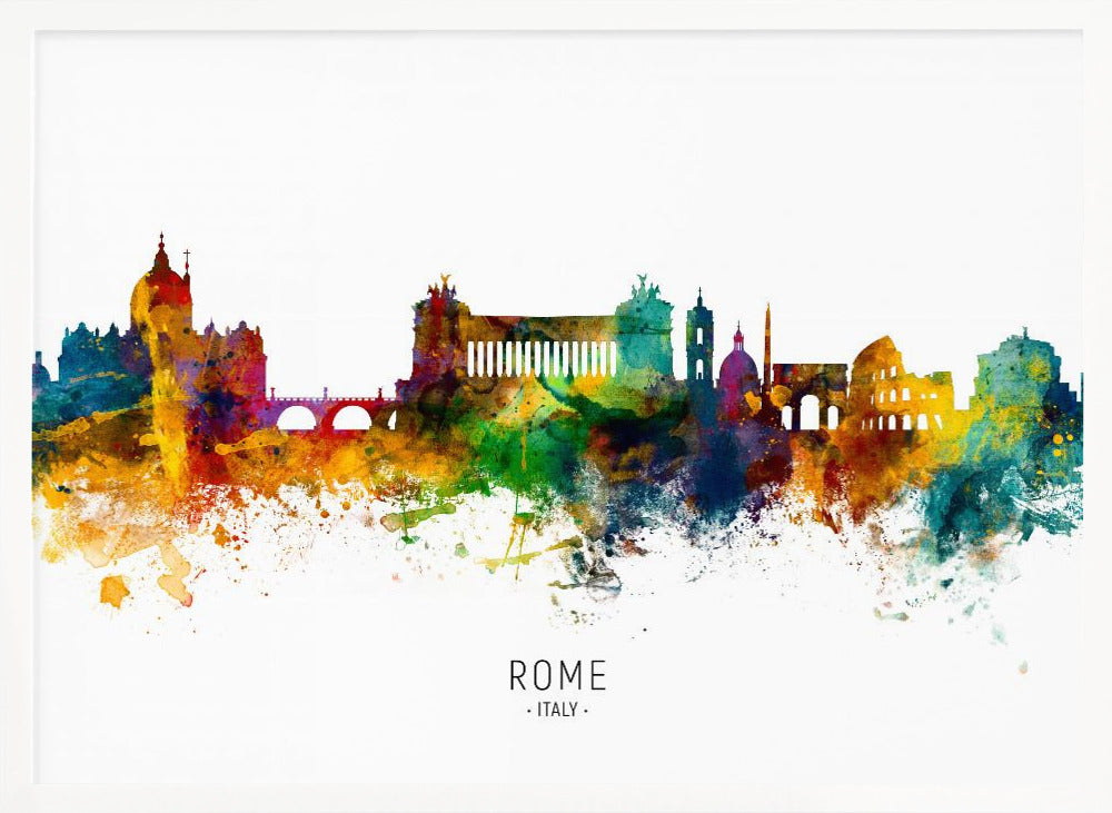 Rome Italy Skyline - Poster / Art Print