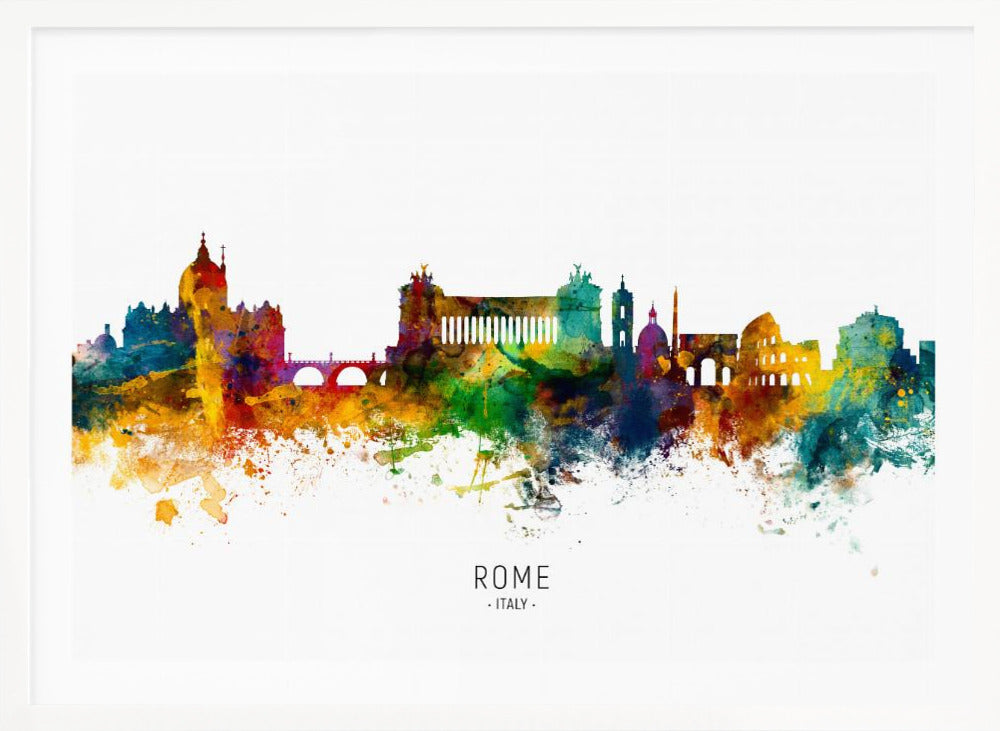Rome Italy Skyline - Poster / Art Print