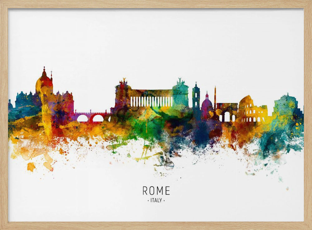 Rome Italy Skyline - Poster / Art Print