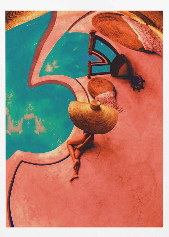 Poolside - Poster / Art Print