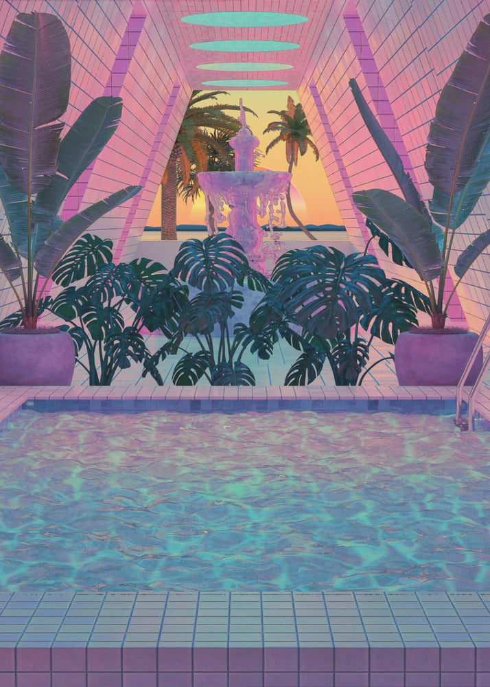 Vapor Pool - Poster / Art Print