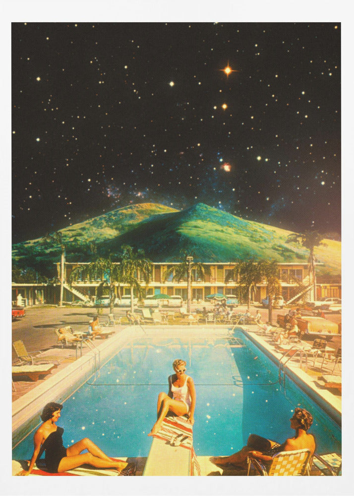 Space Pool - Poster / Art Print
