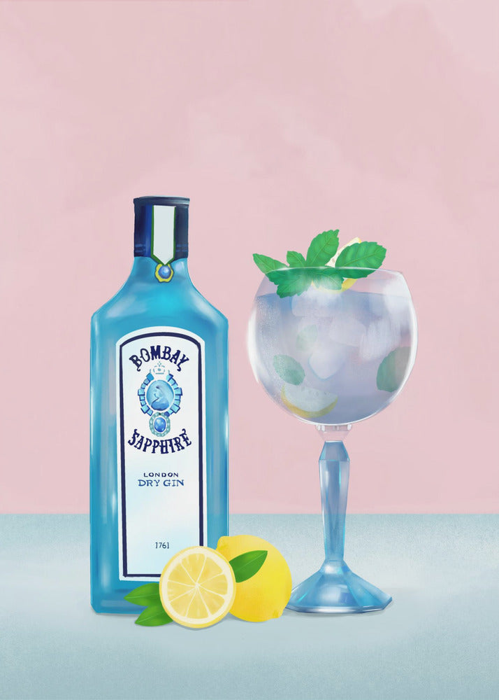 Gin Cocktail - Poster / Art Print