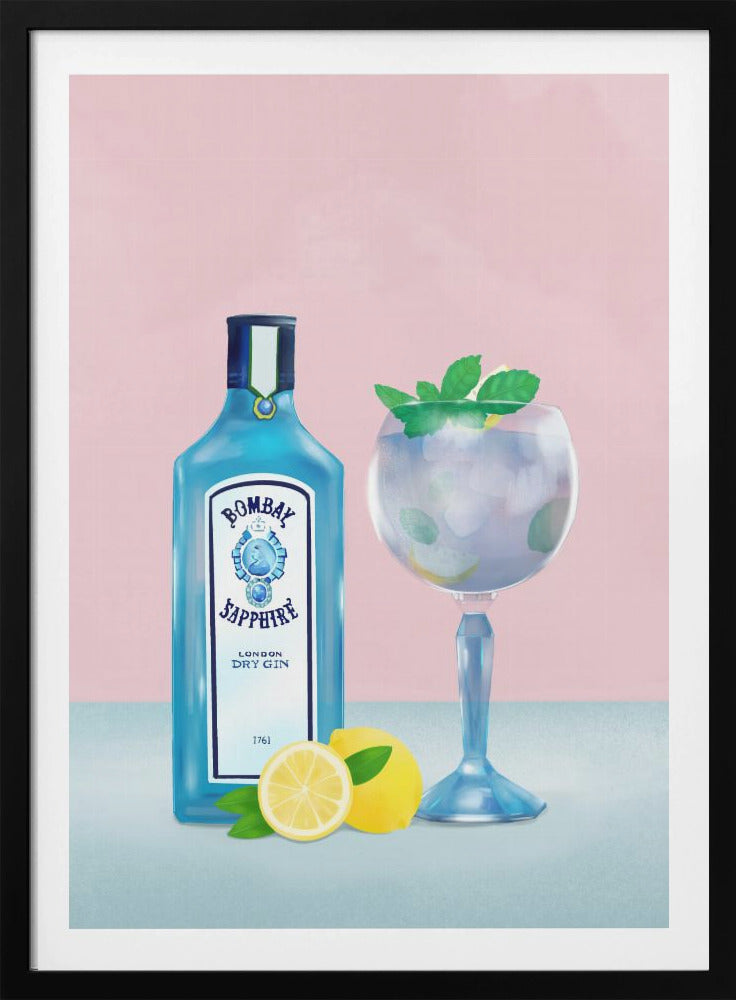 Gin Cocktail - Poster / Art Print