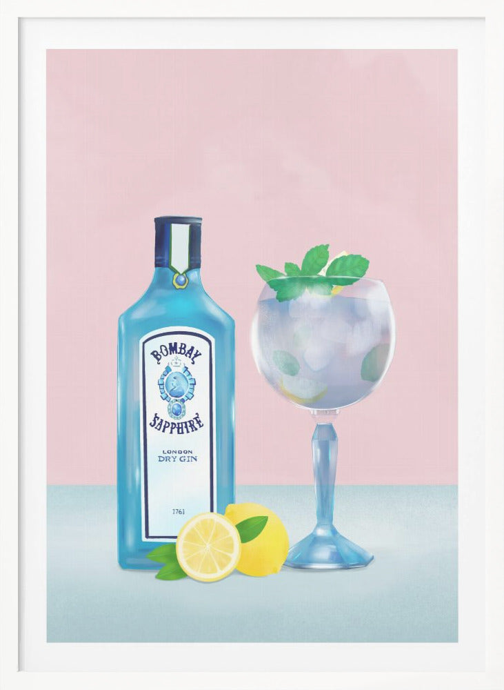 Gin Cocktail - Poster / Art Print
